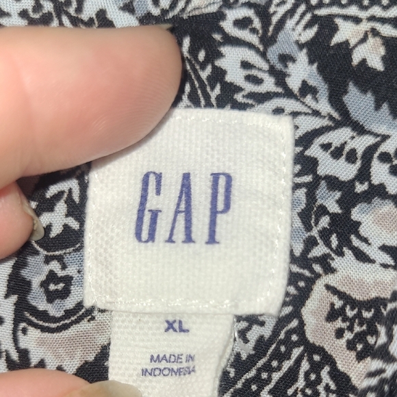 SunDress Black White Paisley  Sleeveless Soft Shift Summer Coastal Cool Light - Picture 5 of 9